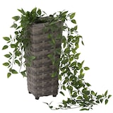 thumbnail of tectake Conjunto de sofás de rattan e alumínio Nizza 2+1+1  Cinzento