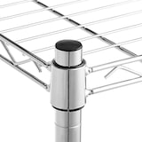 thumbnail of Pack 2 Scaffalature Metalliche con 5 Ripiani Regolabili 182.8x91.4x35.5cm 400kg Argento O91