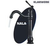 thumbnail of NALA | Grifo de baño alto cepillado negro Vintage Hotel Gastro | Retro de acero inoxidable premium para fregadero alto |Grifo mezclador 2 conexiones