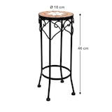 thumbnail of DanDiBo Blumenhocker Mosaik Rund 46 cm Blumenständer 12011 Beistelltisch Pflanzenständer Mosaiktisch