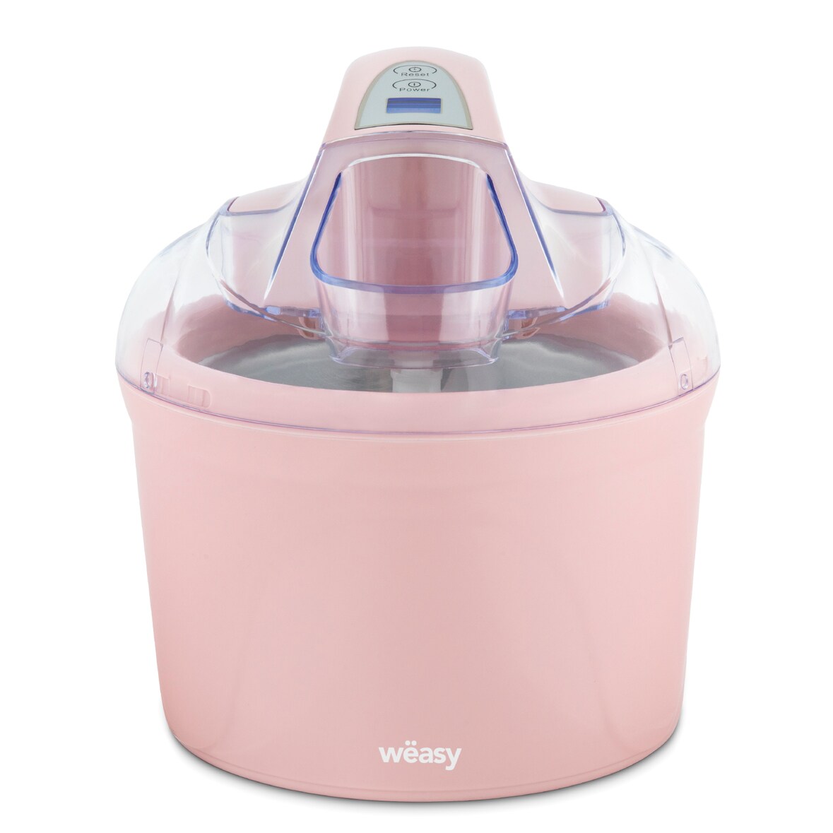 Wëasy MYA60 Eismaschine, 1,5 l, Eiscreme, Sorbet, Joghurt, programmierbarer Timer, abnehmbare Schüssel, Kunststoff
