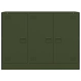 thumbnail of vidaXL Sideboard Olivgrün 99x39x73 cm Stahl