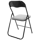 thumbnail of Set van 2 klapstoelen Felix grijs/zwart