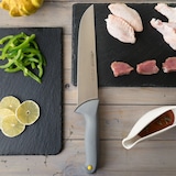 thumbnail of Arcos Cuchillo Mondador, Hoja de Acero Inoxidable NITRUM de 80 mm, Mango de Polipropileno recubierto de Elastómero, Color gris