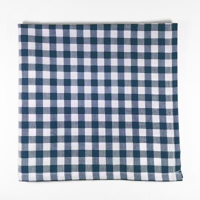 Pack de 24 Servilletas de Tela de cuadros Azules