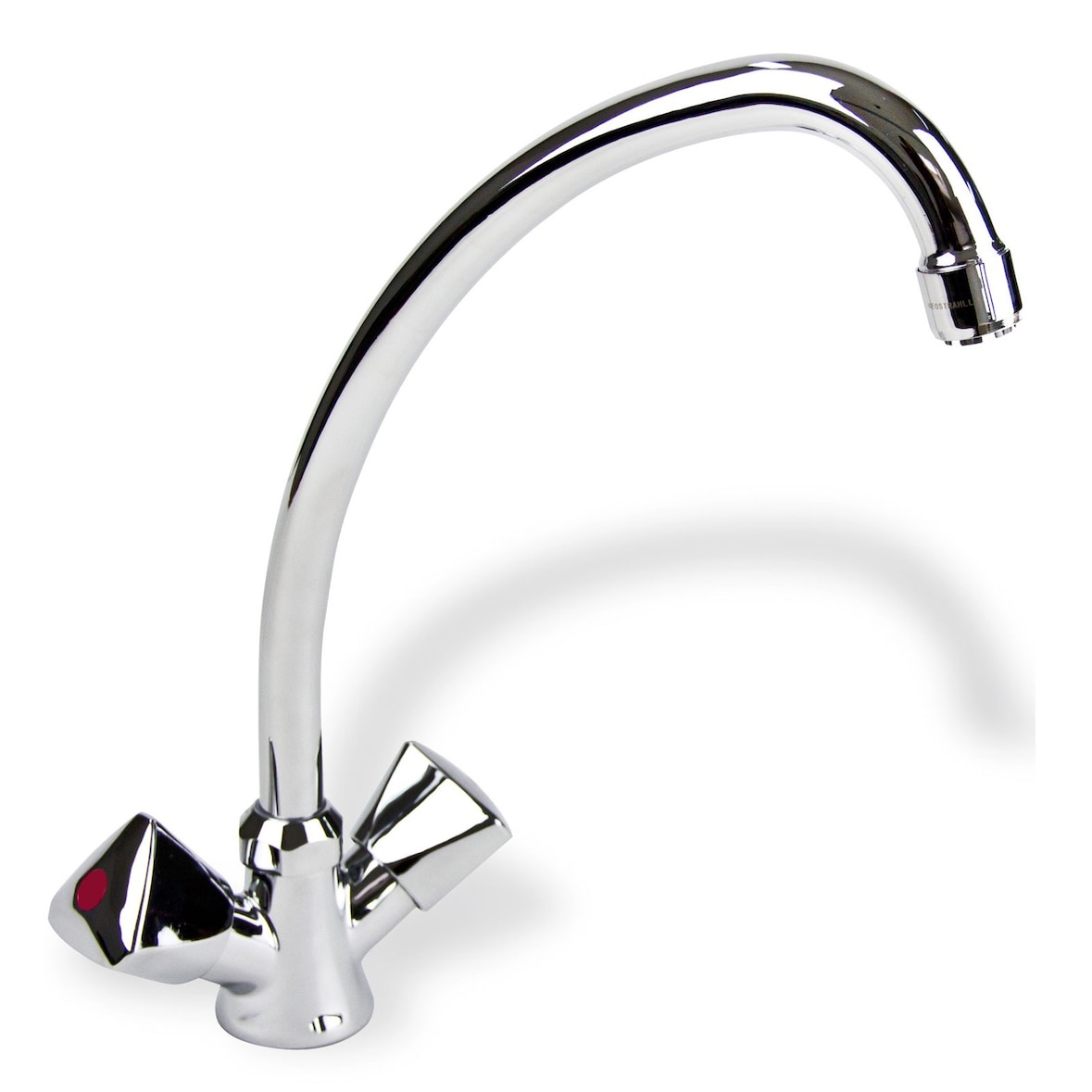 Zweigriff Niederdruck Küchenarmatur Wasserhahn Chrom