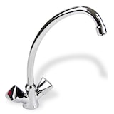 thumbnail of Zweigriff Niederdruck Küchenarmatur Wasserhahn Chrom