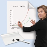 thumbnail of Legamaster Magic-Chart whiteboard folie, ft 60 x 80 cm, wit, effen, rol van 25 vel