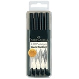 thumbnail of Tuschestift Pitt Artist Pen 4er Etui Spitze: sortiert Schreibschwarz