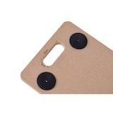 thumbnail of aro chariot de transport à roulettes rectangulaire, MDF / TPE + PP, 29 x 57,5 c 11 cm, avec 4 roues, marron