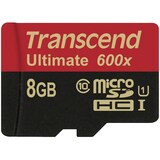 thumbnail of Transcend 8GB microSDHC Class 10 UHS-I + SD-Adapter