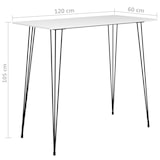 thumbnail of Table de bar Blanc 120x60x105 cm Modèle Helios Signature