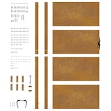 thumbnail of vidaXL Poort 105x205 cm cortenstaal