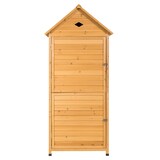 thumbnail of Helloshop26 - Abri de jardin extérieur à 5 etagères cabane verrouillable en bois de sapin toit en tôle galvanisée  20_0005485
