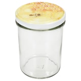 thumbnail of 25er Set Sturzglas 230ml HOCH Einmachglas TO66 Honig Deckel Rezept-Heft