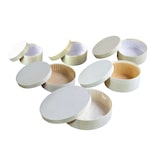 thumbnail of Firstpack WBOX450 Scatola di legno rotonda con carta da forno per la cottura Ø 12cm H50mm - 60pz