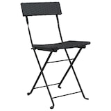 thumbnail of vidaXL 3-tlg. Bistro-Set Klappbar Schwarz Poly Rattan