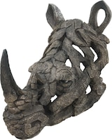 thumbnail of Décoshop26 - Dekorative Nashornkopf-Wandtrophäe aus Polyresin für den Innen- und Außenbereich 26 cm 04_0008615
