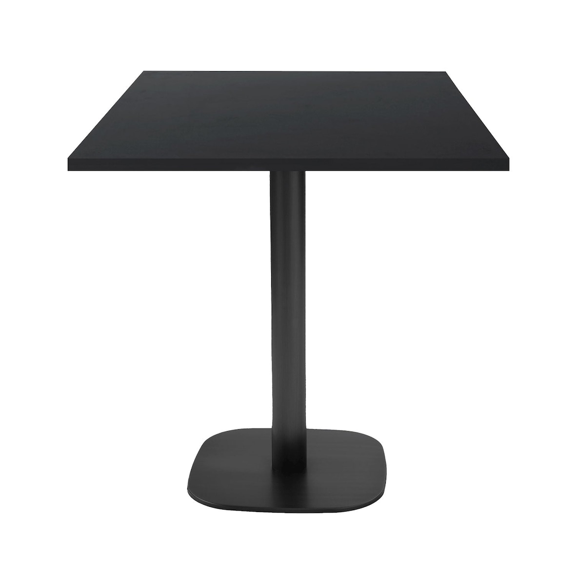 Restootab - Table 70x70cm - modèle Round noir