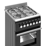 thumbnail of Wiggo WO-E503A(BX) Vrijstaande Gasfornuis - 50 cm - Zwart