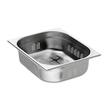 thumbnail of Perforierter Gastronormbehälter aus Edelstahl GN1/2 P100mm - 6,2 Liter - Equipementpro