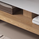 thumbnail of 【R557】Thermogeformtes Waschbecken Badezimmer Set Waschtisch Waschbecken mit LED-Spiegel und Ablage 120*55cm