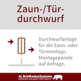 thumbnail of AL Briefkastensysteme 3 Fächer Premium Edelstahl Durchwurf Briefkasten Anlage mit Klingeln, Post A4, robust, wetterfest, Artikelnummer: 331V3DZ1KS