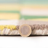 thumbnail of Luxus Handgetufteter Wollteppich `Derwent Hazel` in Grün-Multi. 160x160 cm | Kadima Design