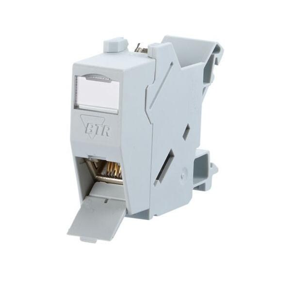 Metz Connect Hutschienenmodul,Kat.6 TN E-DATmod-REG-lgr 1309426003-E-90