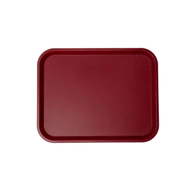 Genus Dei Vassoio Pratica polipropilene rosso rubino 45x35 cm