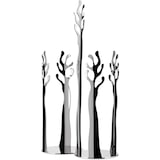 thumbnail of alessi esi19 glazenhouder in mediterrane stijl, gemaakt van verchroomd staal, hoogte 33 cm, breedte 18 cm, diepte 9 cm.