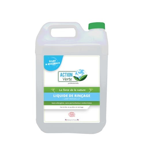 Action verte liquide de rincage Ecocert 5L - pour lave-vaisselle