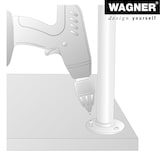 thumbnail of WAGNER Möbelbein/Tischbein/Möbelfuß INDUSTRIAL PIPE - Ø 30 x 400 mm, 2 Anschraubplatten Ø 75 mm, Stahl schwarz- 12504001