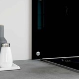 thumbnail of vidaXL Küchenrückwand Schwarz 90x40 cm Hartglas