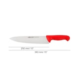 thumbnail of ARCOS 2900 Serie - Professioneel Koksmes 25 cm Staal NITRUM. Rood