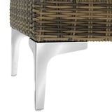thumbnail of tectake Conjunto modular de sillones Rattans «Villanova» de aluminio  Antracita-Jaspeado