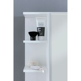 thumbnail of Hängeschrank WL5.754 Weiß 80x64,5x20cm Spanplatte Spiegelschrank Modern, Design Badregal Freischwebend, Schränkchen mit Spiegel, Badezimmerschrank