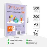 thumbnail of Paquete de folios A3 de 200gr con 500 Hojas Blancas para Uso Escolar y Entornos Laborales- Ofituria