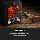thumbnail of Hannibal Hochtemperaturgrill Indoor 2.200W 850°C Edelstahl schwarz Schwarz