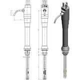 thumbnail of Tafelwassergerät BieTal BT-30U Kühlung 3-Wege Zapfstelle Schanksäule mit Hebel
