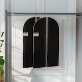 thumbnail of WellHome - Juego de 2 Cubrevestidos 60x150cm con Cremallera y ventana en color Negro