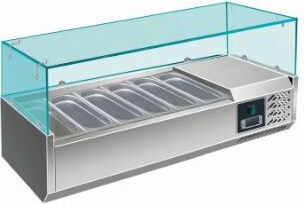 Saro Aufsatzkühlvitrine Modell EVRX 1400/380
