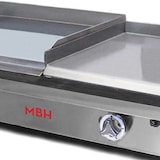 thumbnail of MBH - Gasbakplaat 800x400 mm van hardchroom en 400x400 mm van gelamineerd staal voor horeca. Fry Top voor bar en restaurant.