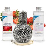 thumbnail of Pack Poupança Lâmpada Catalítica Mosaico Preto + Fragrância Aroma Wild Strawberry (500ml) + Limpador Neutro (200ml) + Pavio de substituição