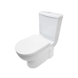 thumbnail of Stand-WC Bidet/Taharet Kombination inkl. Armatur heiß/kalt + Spülkasten + Deckel + Spülventil Komplett-Set
