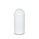 thumbnail of Abfallsammler / Mülleimer PUSH 35L satin weiss hjh OFFICE