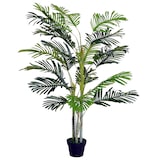thumbnail of Planta artificial palmera 150 cm árbol artificial con maceta y musgo para decoración interior salón oficina balcón Ø18x150 cm