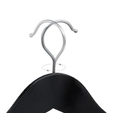 thumbnail of Relaxdays Anzug Kleiderbügel, 8er Set, breite Schulter, Hosenstange, für Jacke, Hemd, Hose, Holzkleiderbügel, schwarz