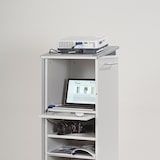 thumbnail of ROCADA 4036/1 Caddy Hotdesk Basic Regal mit Regalböden, Buche, holz