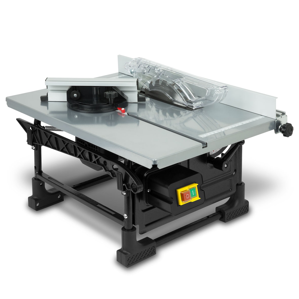EBERTH elektrische cirkelzaag 800W, professionele cirkelzaagbank met 200mm hardmetalen zaagblad, elektrische houtzaag met zaaghoogte 43mm